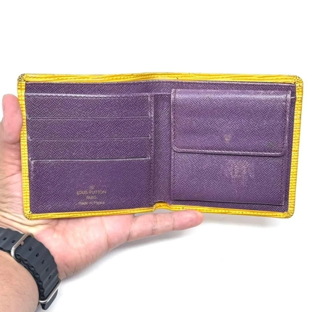 🟣🟡 L\/ EPI BIFOLD WALLET 🟡🟣
